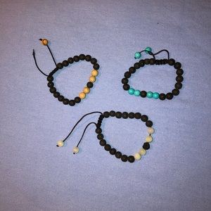 Lava bead bracelets